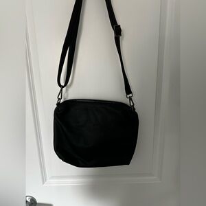 s&q S Q Cross Body Bag Black , Vegan “Leather”